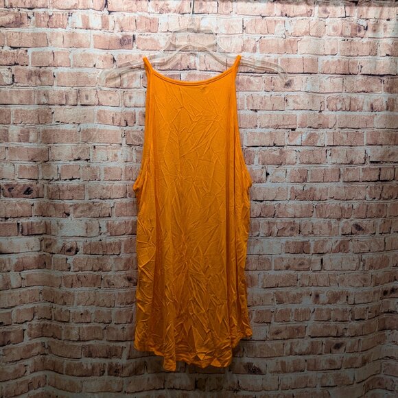 LouKeith Orange Tank Top Sleeveless Top Size Large - Picture 7 of 8
